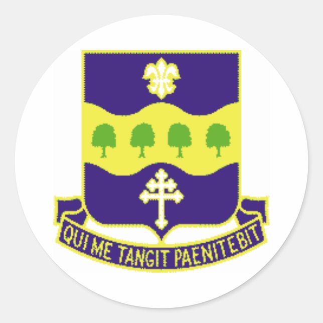 31.01.2009 INFANTRY-REGIMENT RUNDER AUFKLEBER (Vorderseite)