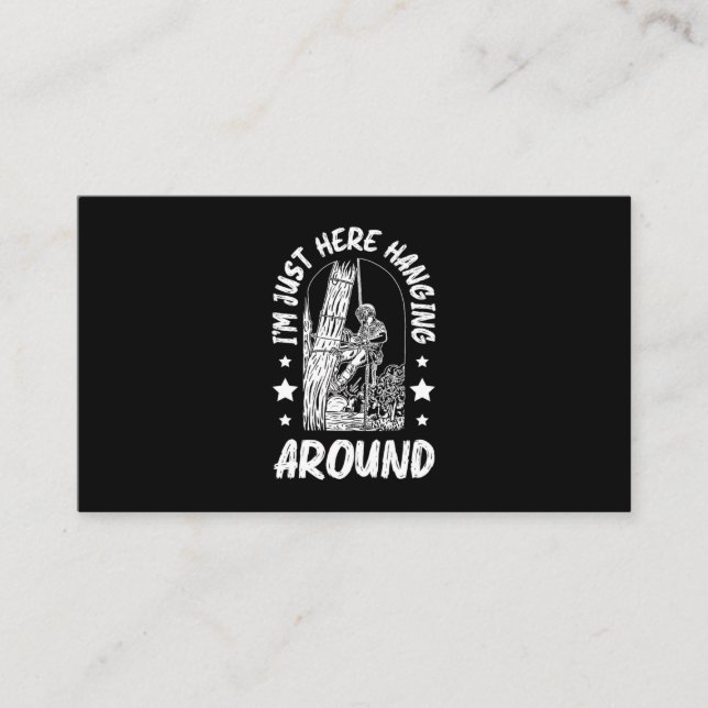 31.Arborist for a Tree trimmer Visitenkarte (Vorderseite)