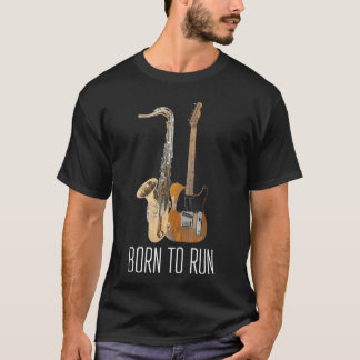 31 Born to Run Saophone Vintage Musikverstärker Gi T-Shirt