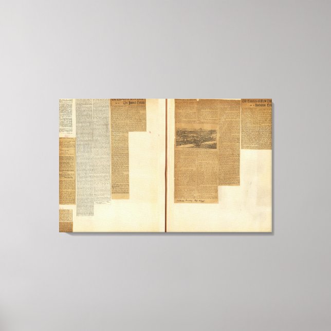 31 Clippings Leinwanddruck (Vorderseite)