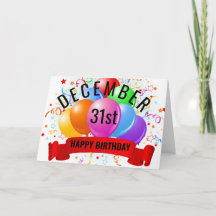 31. Dezember Geburtstag