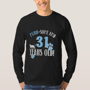 31. Geburtstag 31 Jahre Mama Katze Lover Geburt T-Shirt