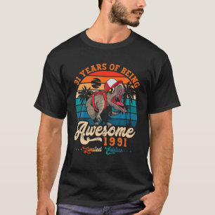 31. Geburtstag Dinosaurier T Rex Phantastisch seit T-Shirt