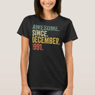 31. Geburtstag Phantastisch seit Dezember 1991 31 T-Shirt
