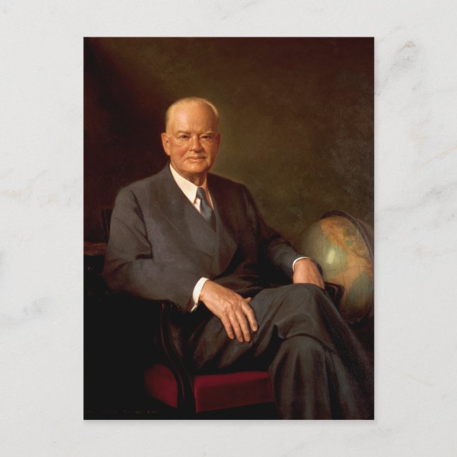31 Herbert Clark Hoover Postkarte (Vorderseite)