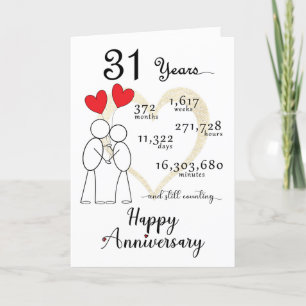 31. Hochzeitskarte mit Herzblasen Dankeskarte