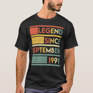 31 Jahre alt 31. Geburtstag seit September T-Shirt