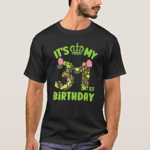 31 Jahre alt Blume zum 31. T-Shirt