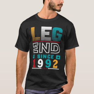 31 Jahre alte Vintage Legende seit 1992 31. Geburt T-Shirt