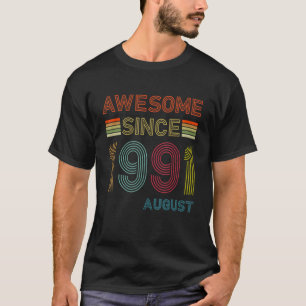 31 Jahre Phantastisch seit August 1991 31. Birthda T-Shirt