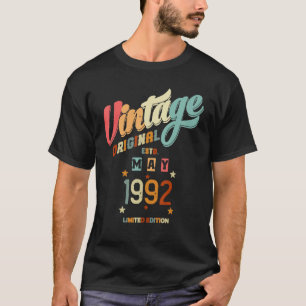 31 Jahre Vintage Mai 1992 31. Geburtstag T-Shirt