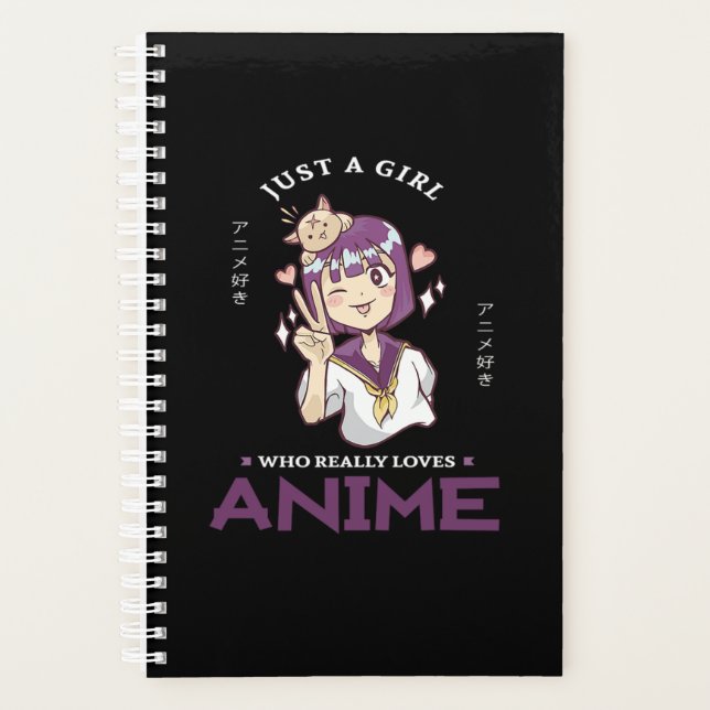 31.Just A Girl Who Really Loves Anime Planer (Vorderseite)