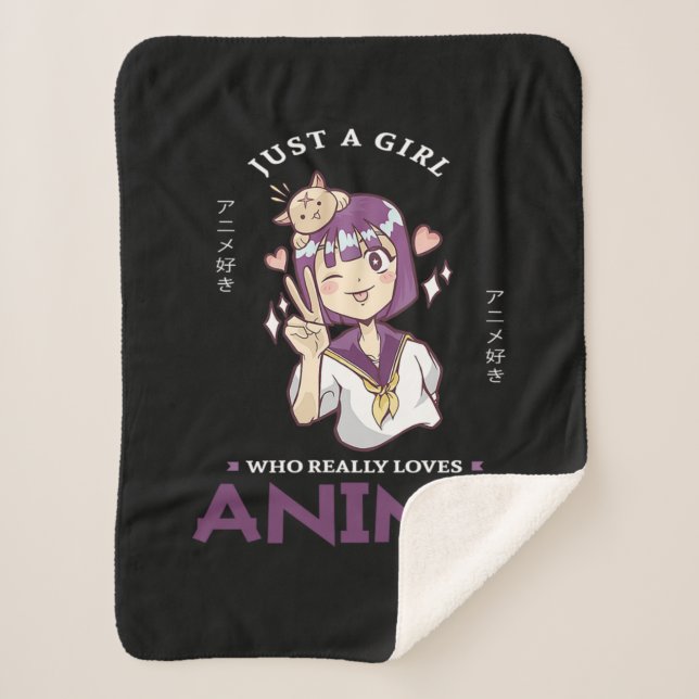 31. Nur ein Mädchen, das wirklich Lieben hat. Sherpadecke (Vorderseite)