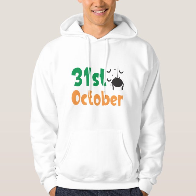 31. Oktober - Halloween Hoodie (Vorderseite)