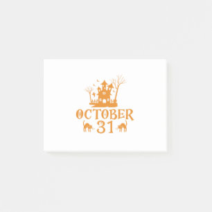 31. Oktober-halloween-oktober-beängstigend-spooky- Post-it Klebezettel