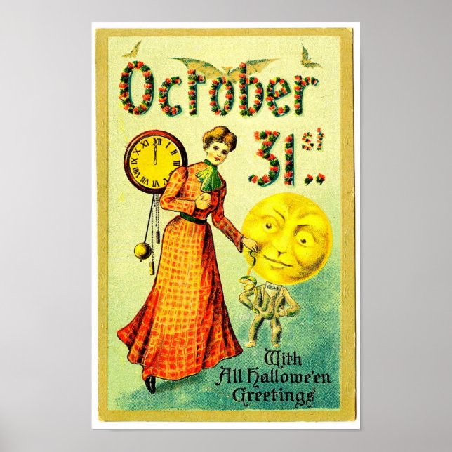 31. Oktober Matte Poster (Vorne)