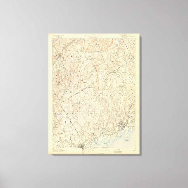 31 Stamford-Blatt Leinwanddruck (Vorderseite)