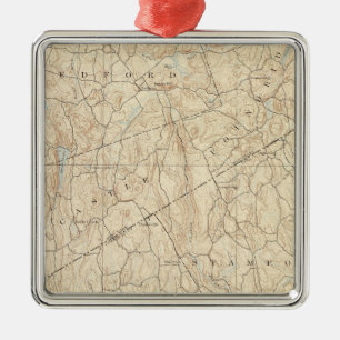 31 Stamford Blatt Silbernes Ornament