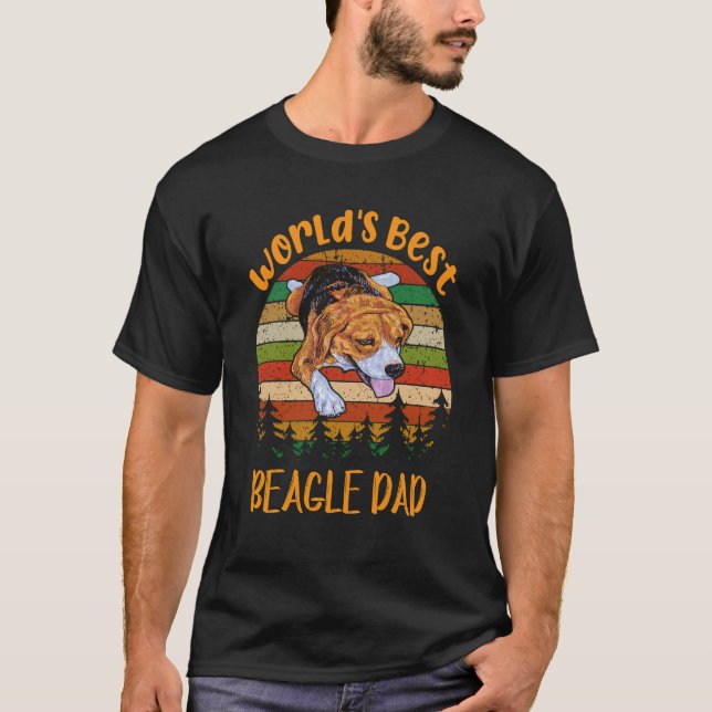 31 Weltbester Beagle-Vater Beagle T-Shirt (Vorderseite)