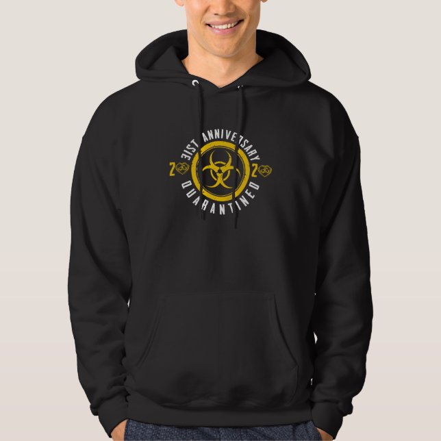 31st anniversary quarantined Mr and Mrs 2020 lockd Hoodie (Vorderseite)