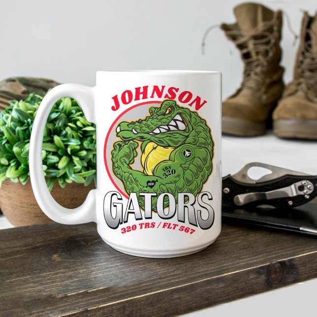 320 Gators Air Force BMT Abschluss Custom Gift Kaffeetasse (320 TRS Gators Air Force Basic Military Training Graduation gift Airman graduate proud mom or dad)