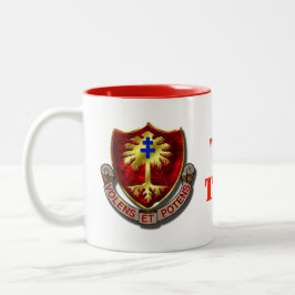 320th Feld-Artillerie-Kaffee-Tasse Zweifarbige Tasse