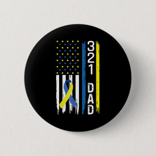 321 Vater Down Syndrome Support Awareness Button