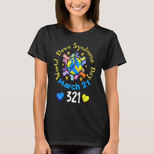 321 World Down Syndrome Awareness Day Rock Your So T-Shirt (Vorderseite)