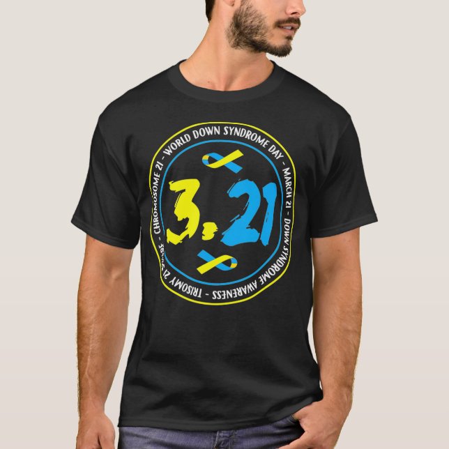 321 World Down Syndrome Awareness T-Shirt (Vorderseite)