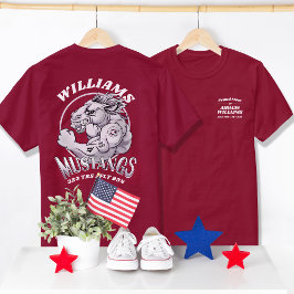 323 Mustangs Air Force Basic Training Abschluss T-Shirt