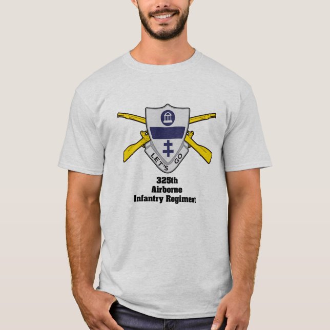 325. Im Flugzeug Infanterie-T - Shirt (Vorderseite)