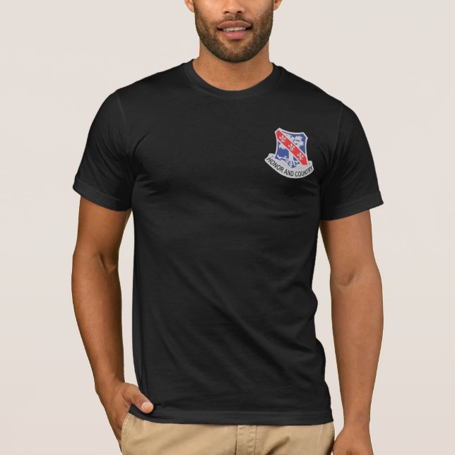 327th PIR DUI + Im Flugzeug Flügel-T - Shirts (Vorderseite)