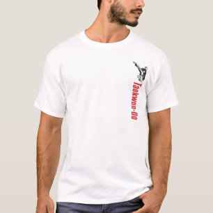 328-2 kleines vorderes Entwurfs-Taekwondo-Shirt T-Shirt