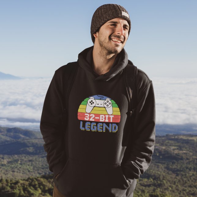 32-Bit-Legende - Retro-Gamer Hoodie (Von Creator hochgeladen)