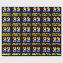 32. Geburtstag: Bold, Fun, Simple, Rainbow 32 Geschenkpapier