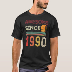 32. Geburtstag Vintag 1990 Geboren 1990 Phantastis T-Shirt