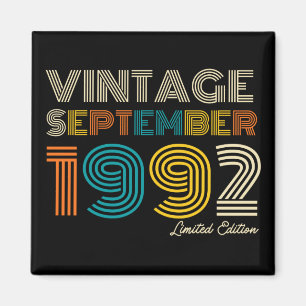 32. Geburtstag Vintag September 1992 Limited Edtn. Magnet