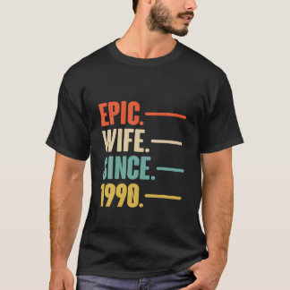 32. Geburtstagsgeschenk für ihre epische Ehefrau S T-Shirt