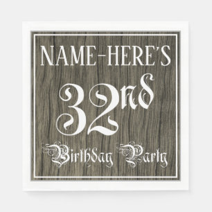 32. Geburtstagsparty - Extravagantes Drehbuch, Imi Serviette