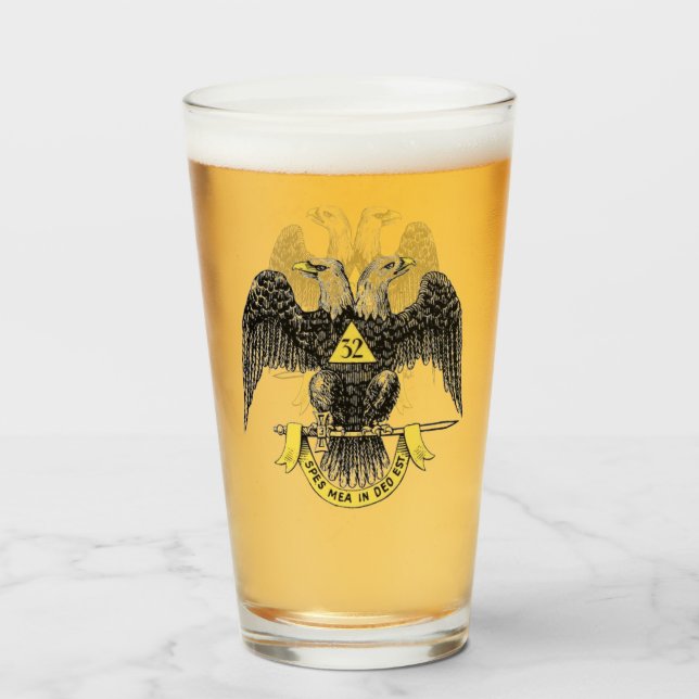 32 Grad Freemason Glas (Vorne (Gefüllt))