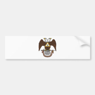 32. Grad-schottischer Ritus Brown Eagle Autoaufkleber