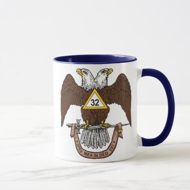 32. Grad-schottischer Ritus Brown Eagle Tasse (Rechts)