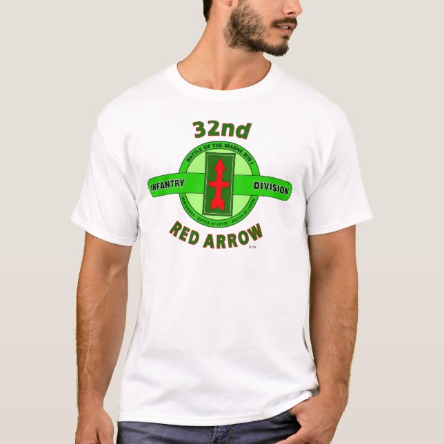 32. INFANTERIEDIVISION "ROTER PFEIL " T-Shirt (Vorderseite)