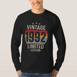 32 Jahre alt Vintag 1992 Limited Edition 32. Gebur T-Shirt