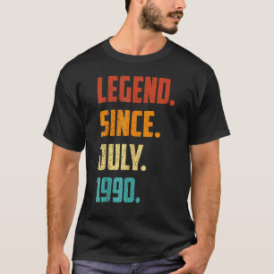 32 Jahre alte Legende seit Juli 1990 32. Geburtsta T-Shirt