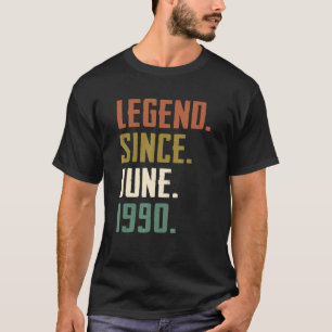 32 Jahre alte Legende seit Juni 1990 32. Geburtsta T-Shirt