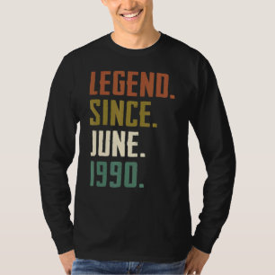 32 Jahre alte Legende seit Juni 1990 32. Geburtsta T-Shirt