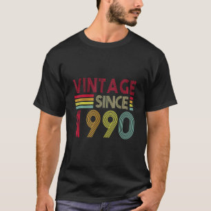 32 Jahre alter Retro Vintag 1990 Editon 32. Birt T-Shirt