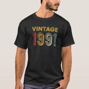 32 Jahre alter Retro Vintag 1991 32. Geburtstag T-Shirt