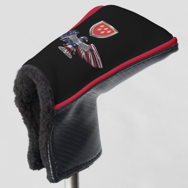32. Luftverteidigungskommandoadle Golf Headcover (3/4 Vorderseite)